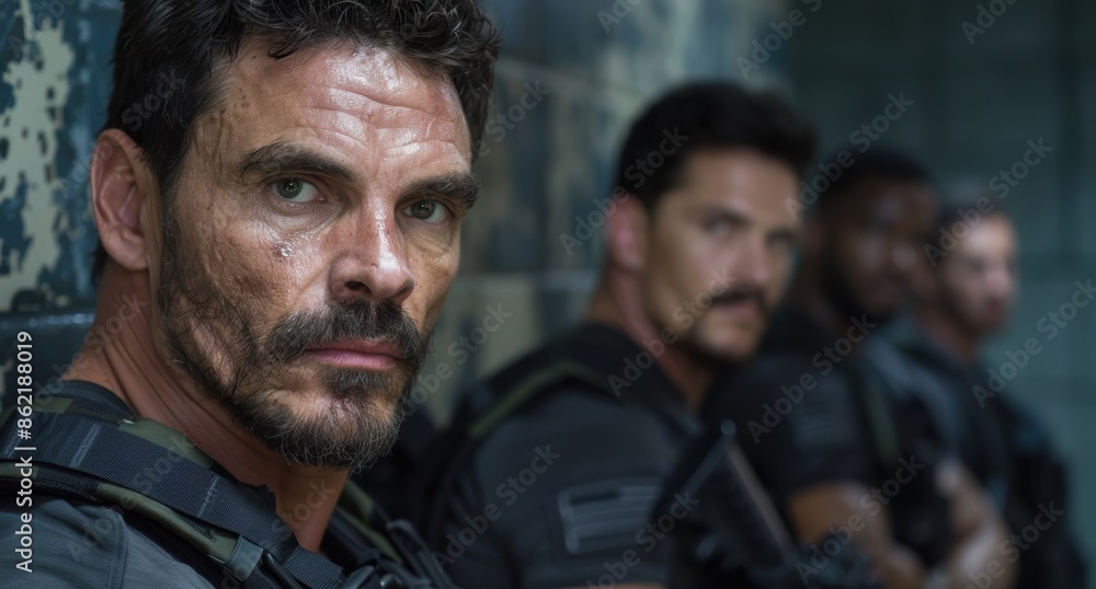 gritty military soldiers in combat gear gritty military soldiers in combat gear