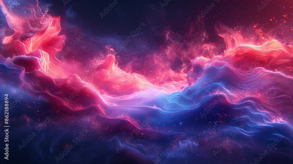 waves of colored smoke waves of colored smoke