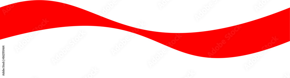 Obraz premium Red and White Banner Vector