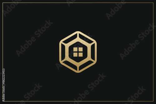 Home Building Logo Modern Structure