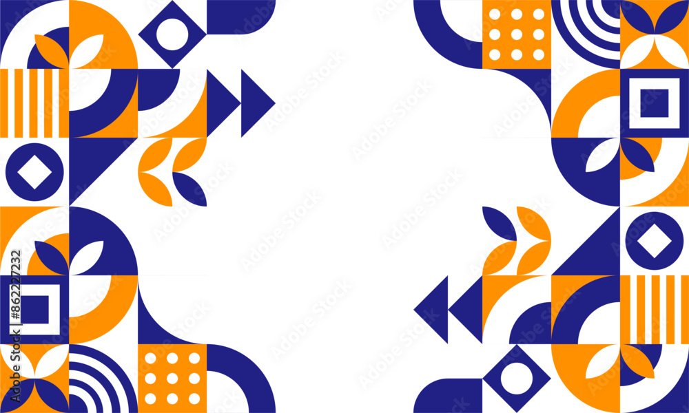 Obraz premium abstract mosaic flat design background