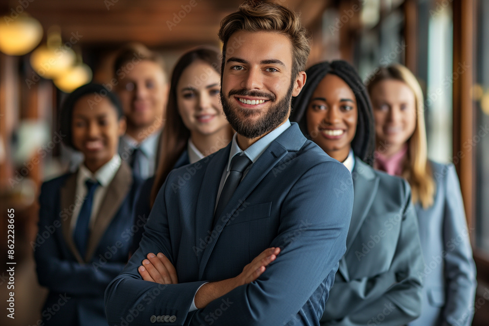 picture of a group of lawyers in neat formal clothes. picture of a group of lawyers in neat formal clothes.