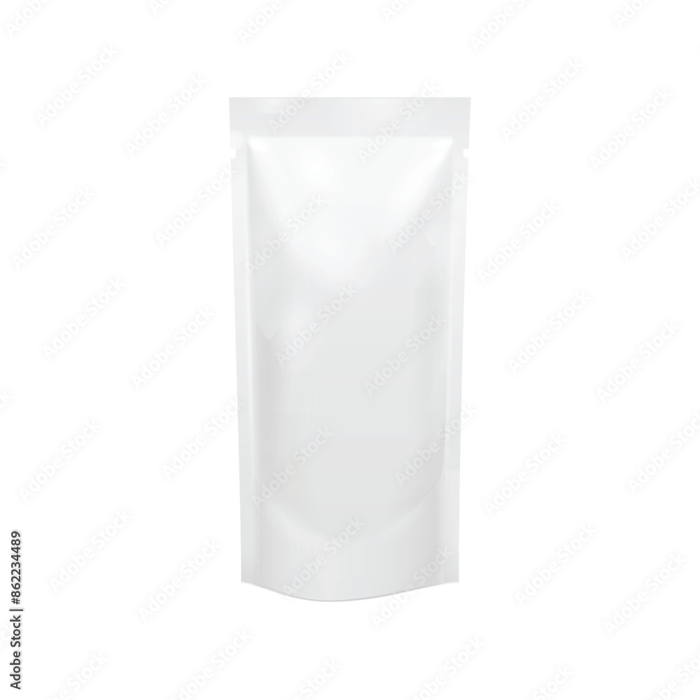 Empty blank of foil or paper food stand . Vector Empty blank of foil or paper food stand . Vector