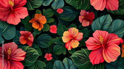 floral wallpaper background