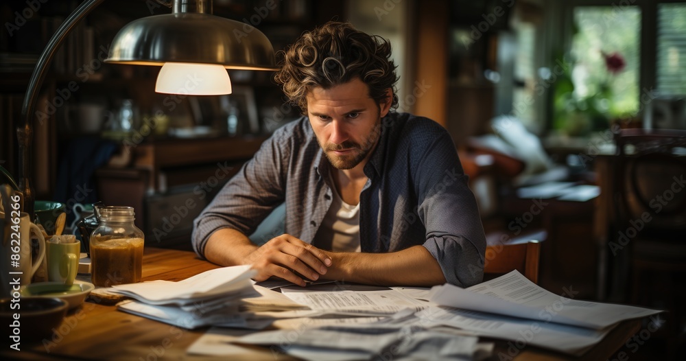 The scene vividly captures his deep concern over financial difficulties and personal finances.4k wallpaper, bankruptcy, emotions, finances, stress,unemployment The scene vividly captures his deep concern over financial difficulties and personal finances.4k wallpaper, bankruptcy, emotions, finances, stress,unemployment