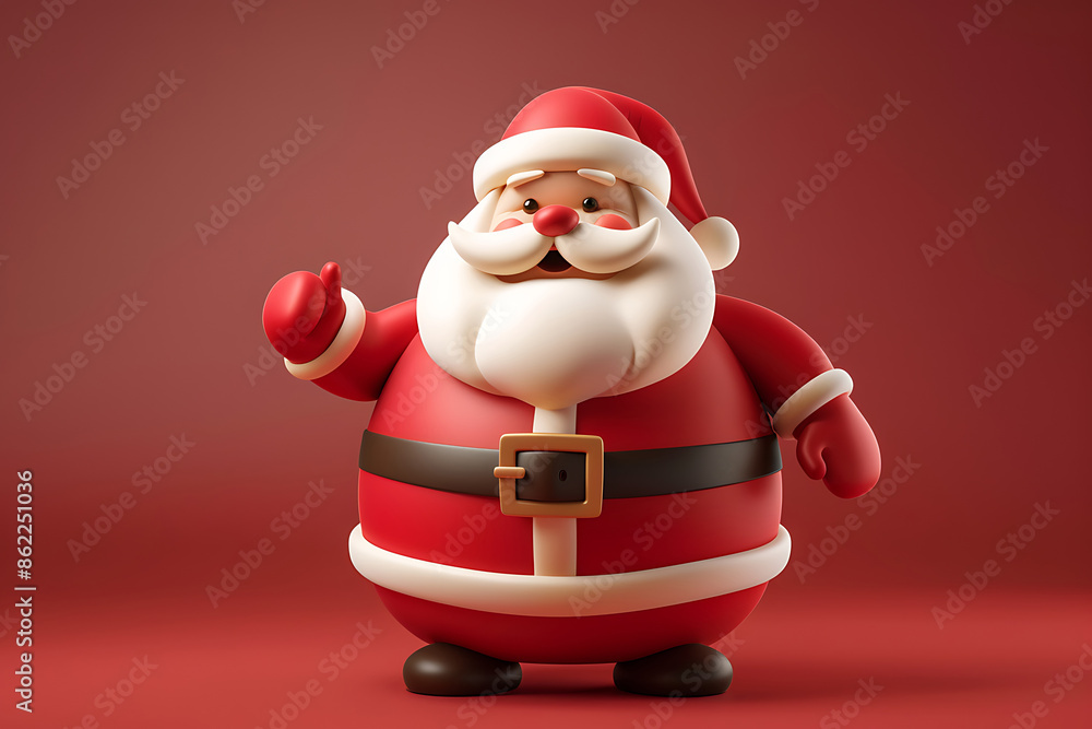 funny santa claus isolated on colored background, christmas vector illustration funny santa claus isolated on colored background, christmas vector illustration