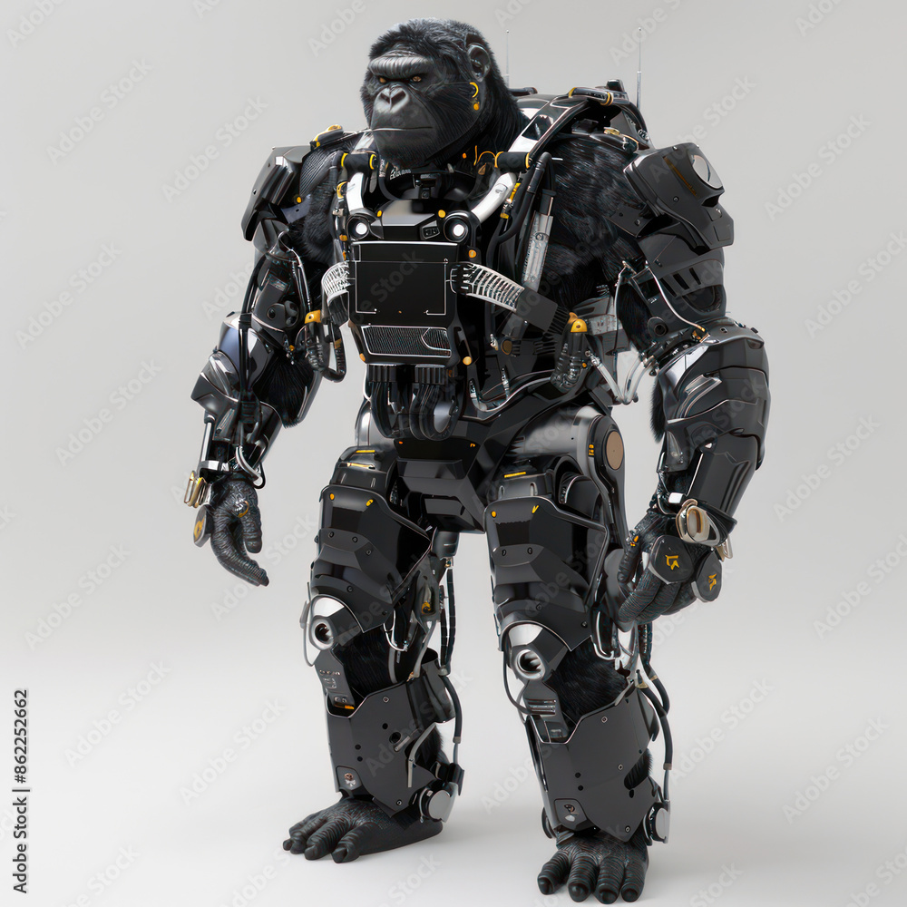 A kingkong With Robot Armor Military 3D Models A kingkong With Robot Armor Military 3D Models