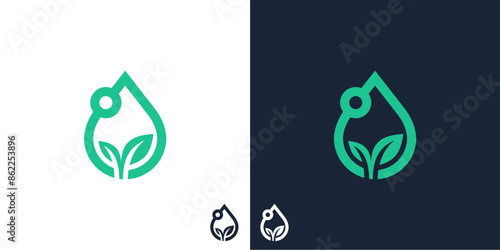 Amazing Vector of liquid biotech logo, can be used in various media easily, editable, Exclusive photo