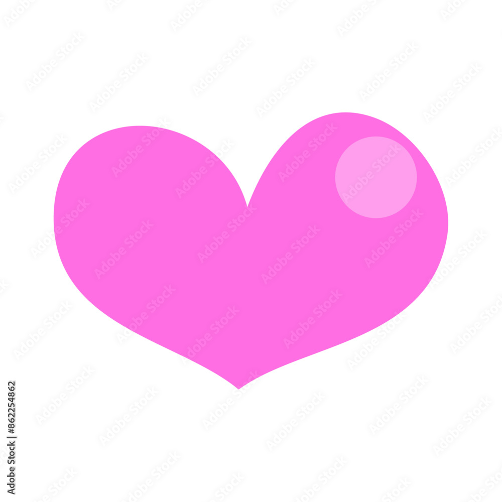 Hand drawn heart illustration on white background Hand drawn heart illustration on white background