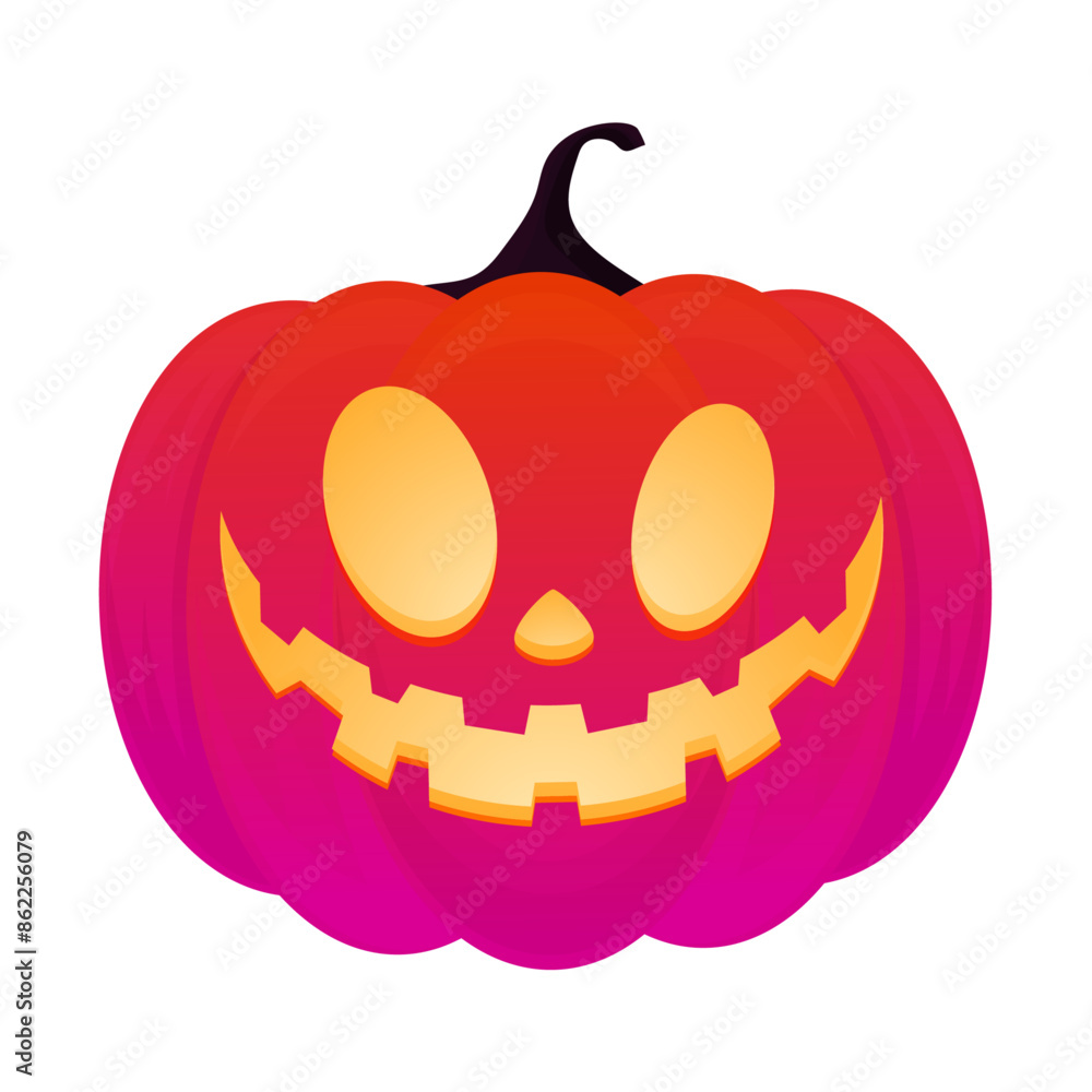 Fototapeta premium Hand drawn halloween pumpkins illustration