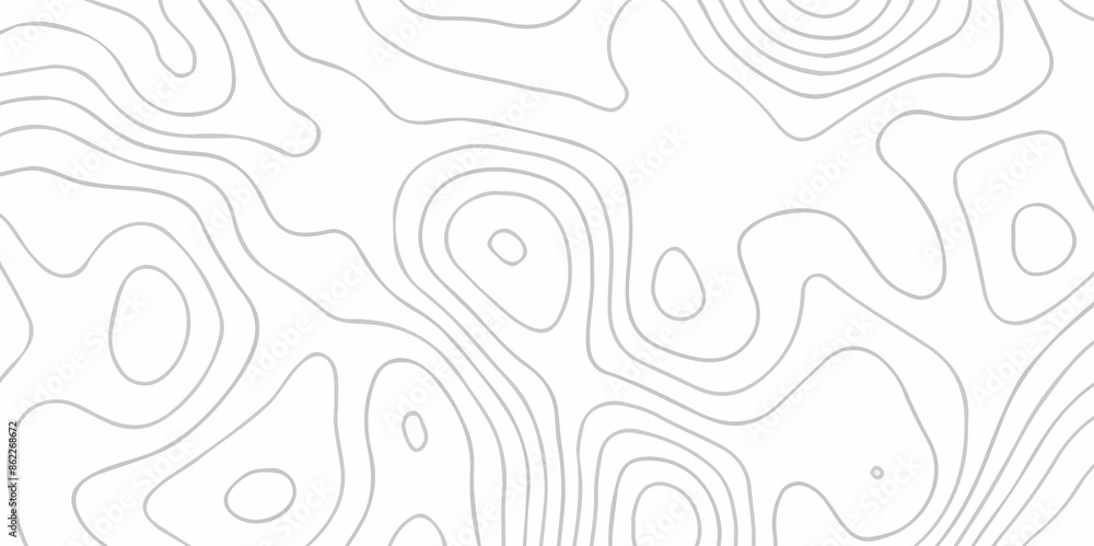 Vector seamless topographic map background. Topographic map lines contour background. Modern design with White background topographic wave curve pattern design. Vector seamless topographic map background. Topographic map lines contour background. Modern design with White background topographic wave curve pattern design.