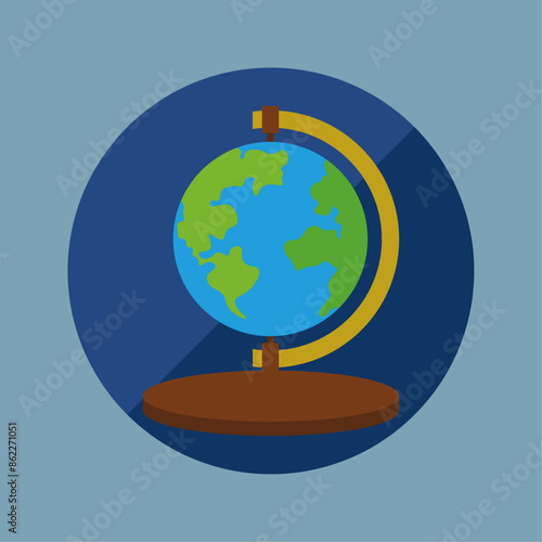 Globe Earth Flat Icon