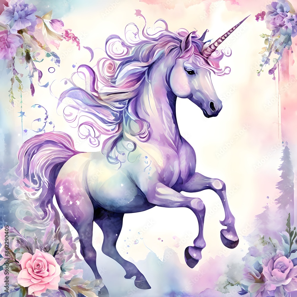 illustration of a mythological unicorn horse beautiful modern art graphic design. illustration of a mythological unicorn horse beautiful modern art graphic design.