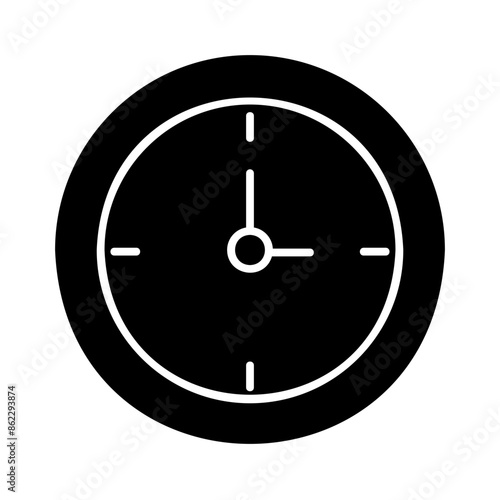 clock striking midnight