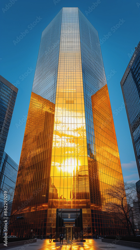 Fototapeta premium Office Building in the Center of Seoul