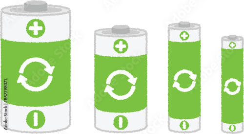 充電池のイラスト