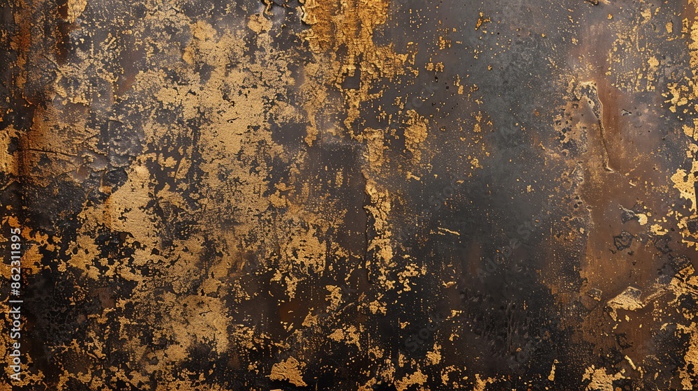 Close-up of a weathered rusty metal surface displaying intricate textures. Close-up of a weathered rusty metal surface displaying intricate textures.