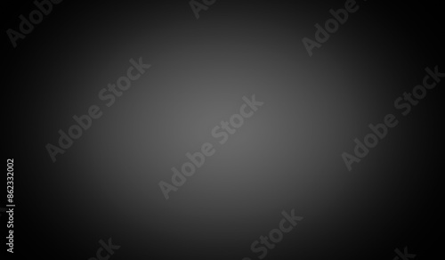 Abstract black gray gradient wall blur background empty room with bright white light blank studio for modern template banner graphic creative art design, black and white backdrop texture wallpaper