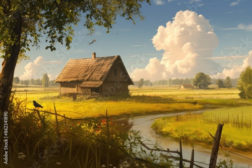 farm in country side