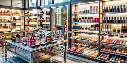 Wallpaper Mural cosmetics, shop, rack, beauty, makeup Torontodigital.ca