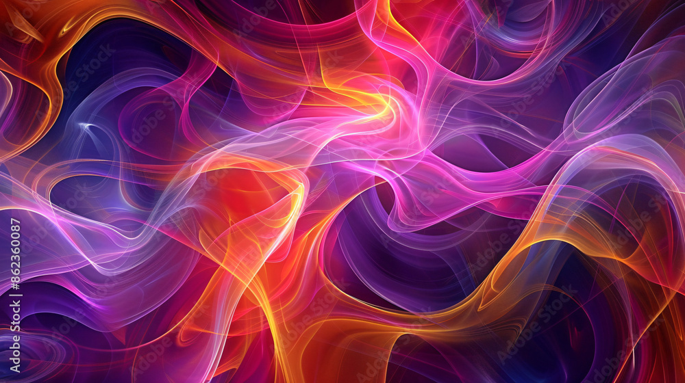 Abstract colorful background with flowing lines and curves, vibrant colors, soft lighting, and a sense of movement. Abstract design wallpaper for artistic expression or creative projects. The design f Abstract colorful background with flowing lines and curves, vibrant colors, soft lighting, and a sense of movement. Abstract design wallpaper for artistic expression or creative projects. The design f