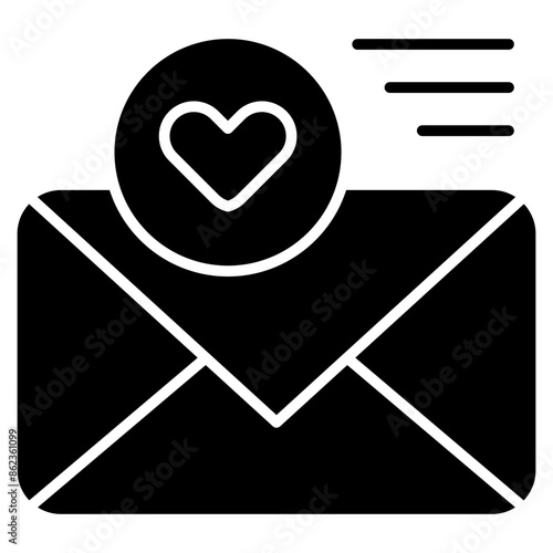 Communication, email, favourite, heart Icon