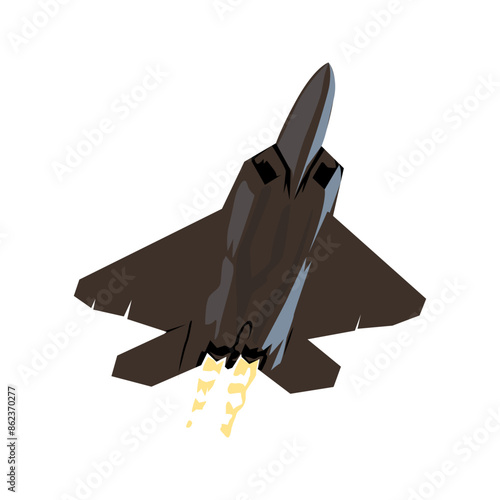 Air Superiority Fighter Stealth American illustration