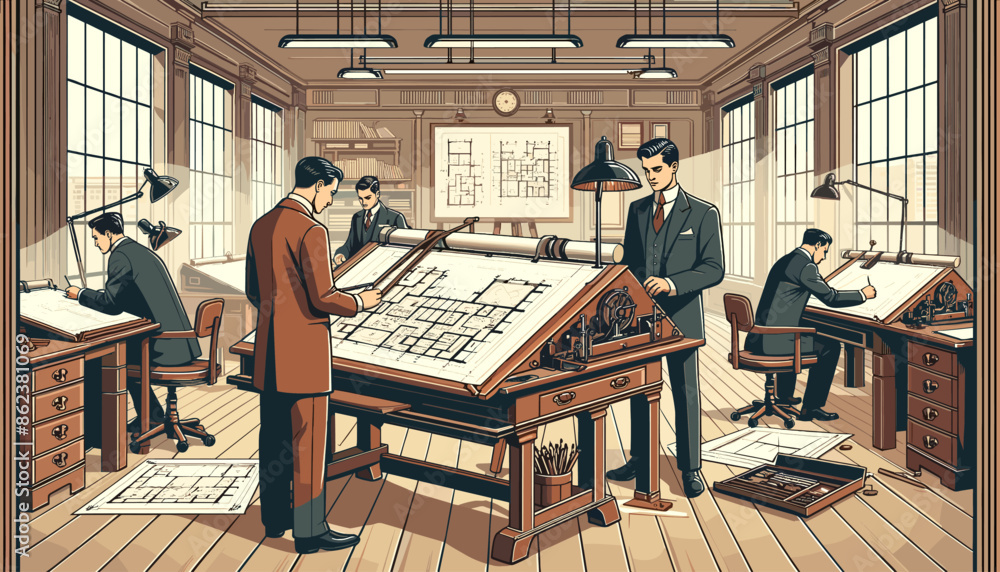 Concept vector illustration of business situation. Concept vector illustration of business situation.