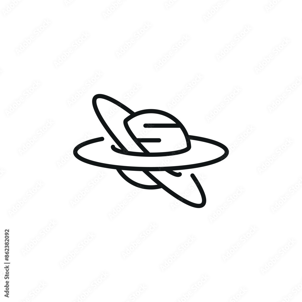 Planet with rings icon. Simple planet with rings icon for social media, app, and web design. Vector illustration. Planet with rings icon. Simple planet with rings icon for social media, app, and web design. Vector illustration.