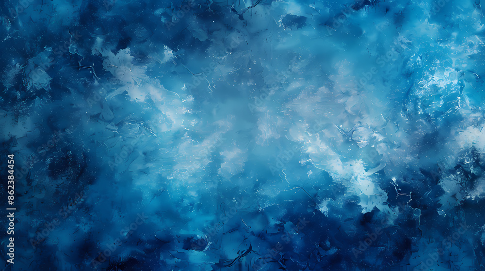 Abstract blue and white textured background resembling a cloudy sky or ocean waves. Abstract blue and white textured background resembling a cloudy sky or ocean waves.