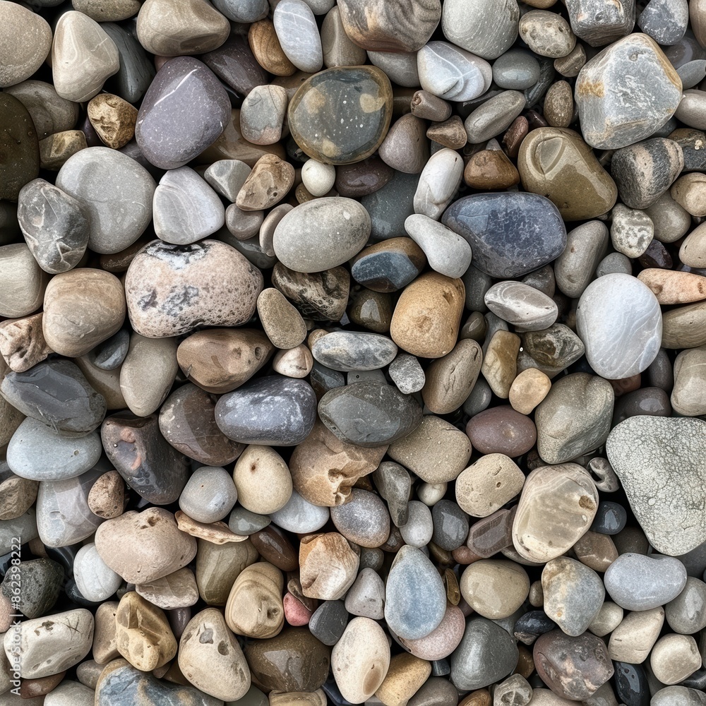 Assortment of smooth river rocks and pebbles Assortment of smooth river rocks and pebbles