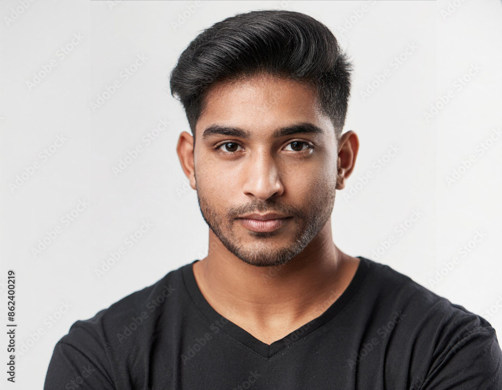 Fototapeta premium Studio Portrait of Young Handsome Man