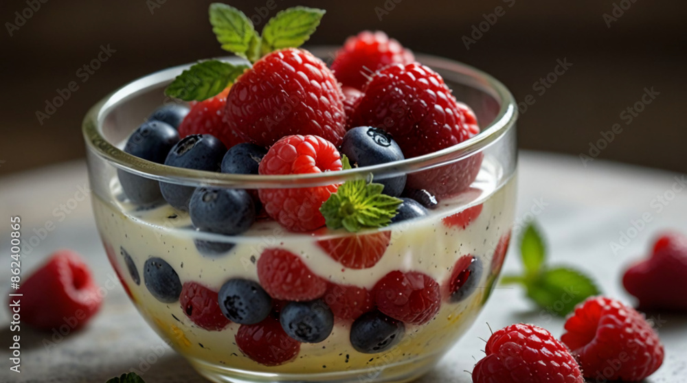 Berries in jelly Berries in jelly