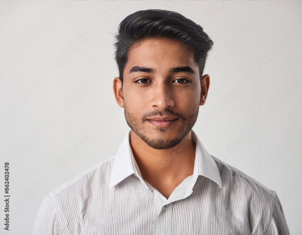 Studio Portrait of Young Handsome Man Studio Portrait of Young Handsome Man