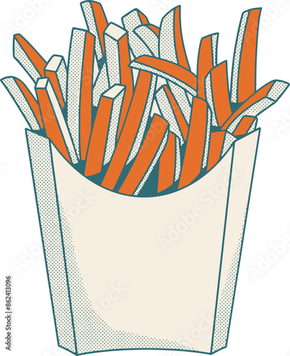 French Fries Illustration