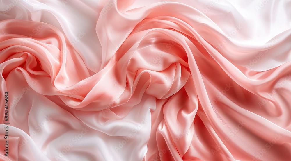 Obraz premium pink silk background