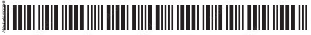 Barcode icon. Barcode vector icon. Simple fake bar code. Bar code for web design. Barcode product distribution icon. Vector illustration isolated on white background. Barcode icon. Barcode vector icon. Simple fake bar code. Bar code for web design. Barcode product distribution icon. Vector illustration isolated on white background.