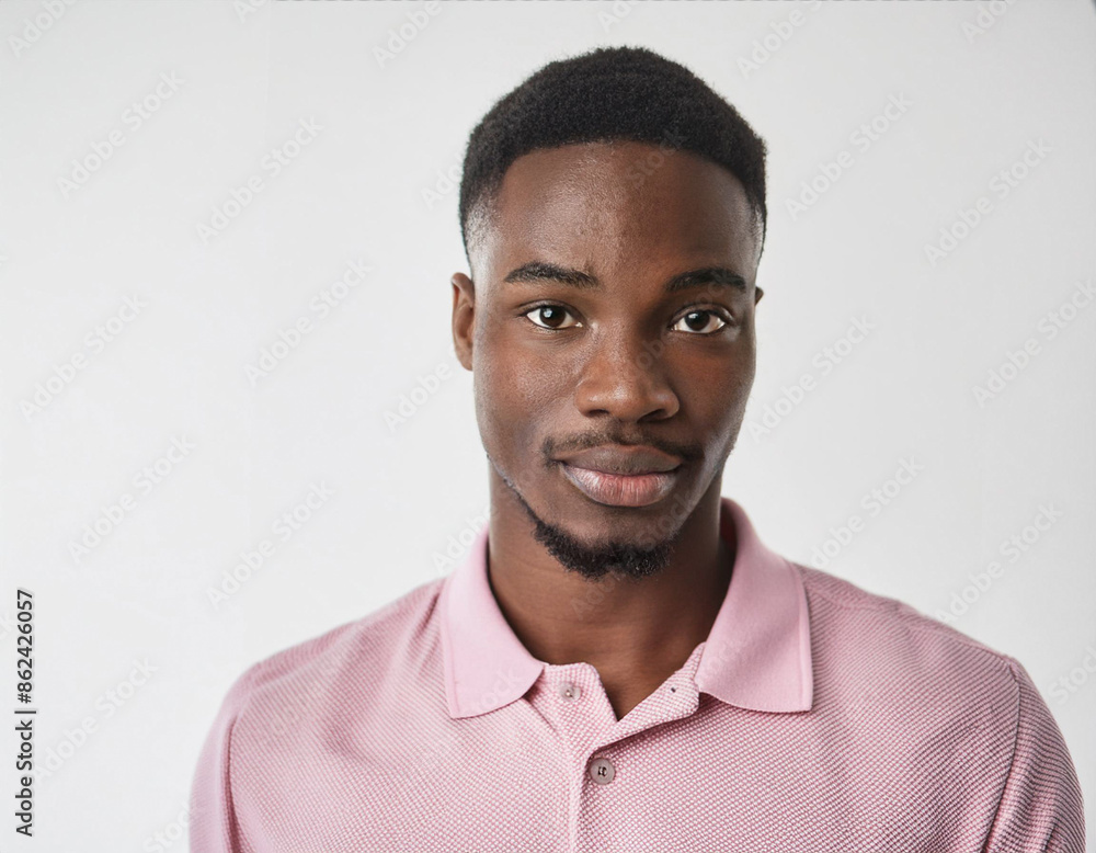 Obraz premium Studio Portrait of Young Handsome Man