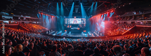 pro gamer man in headphones live streaming while playing online computer game, neon lights, esports, gaming, monitor, play, young, player, internet, enjoyment, cyber, e sport. 