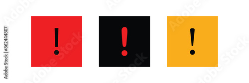 Danger warning icon.