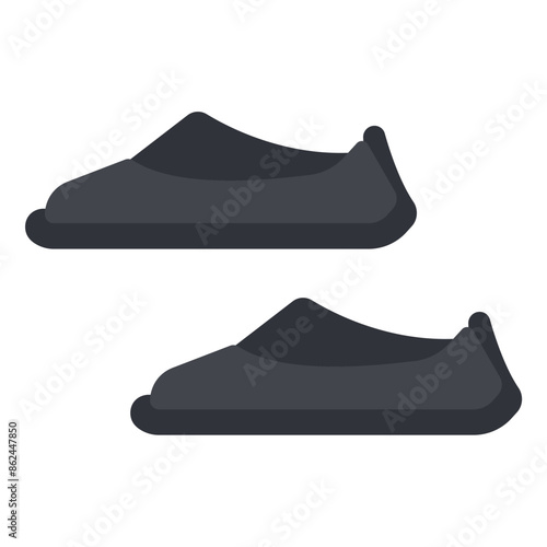 Water shoes for man vector cartoon illustration isolated on a white background.