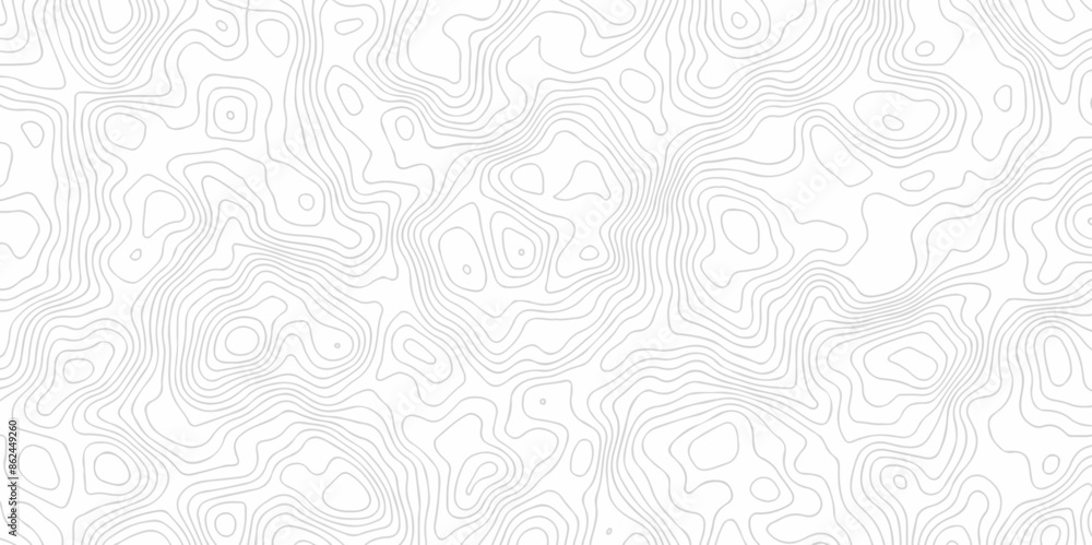 Vector geography landscape Topo contour map on white background, Topographic contour lines. Seamless pattern with lines Topographic map. Geographic mountain relief diagram line wave carve pattern. Vector geography landscape Topo contour map on white background, Topographic contour lines. Seamless pattern with lines Topographic map. Geographic mountain relief diagram line wave carve pattern.