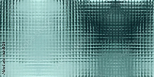Acrylic glass effect. Blurred frosted reed plate. Premium cosmetic window panel. Metal embossing seamless sheet. Stained silver striped paper. Modern iridescent y2k ice material display close-up.