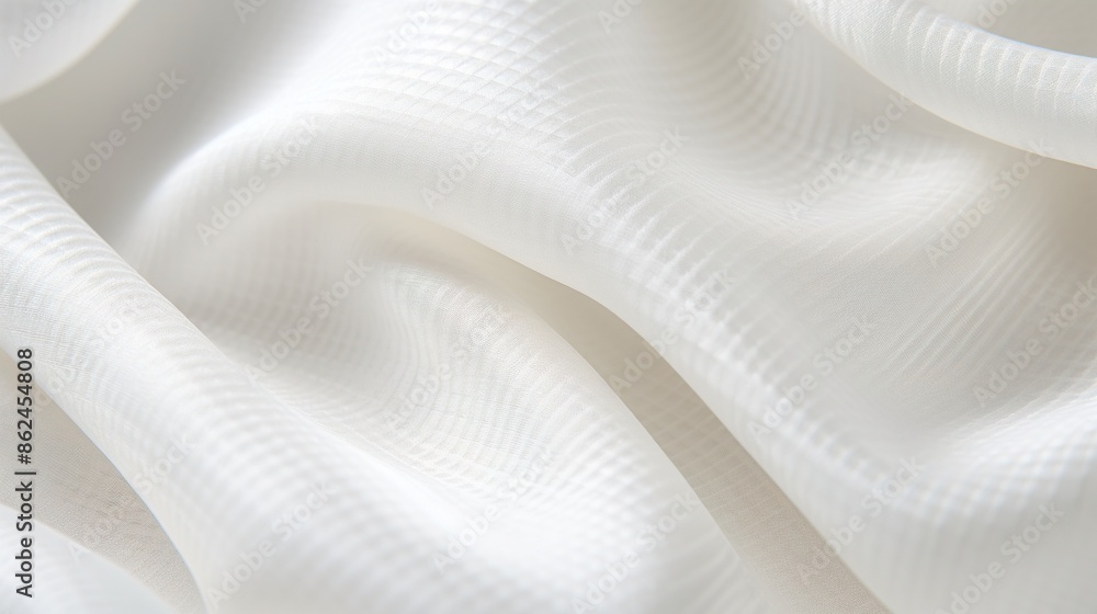 White woven fabric White woven fabric