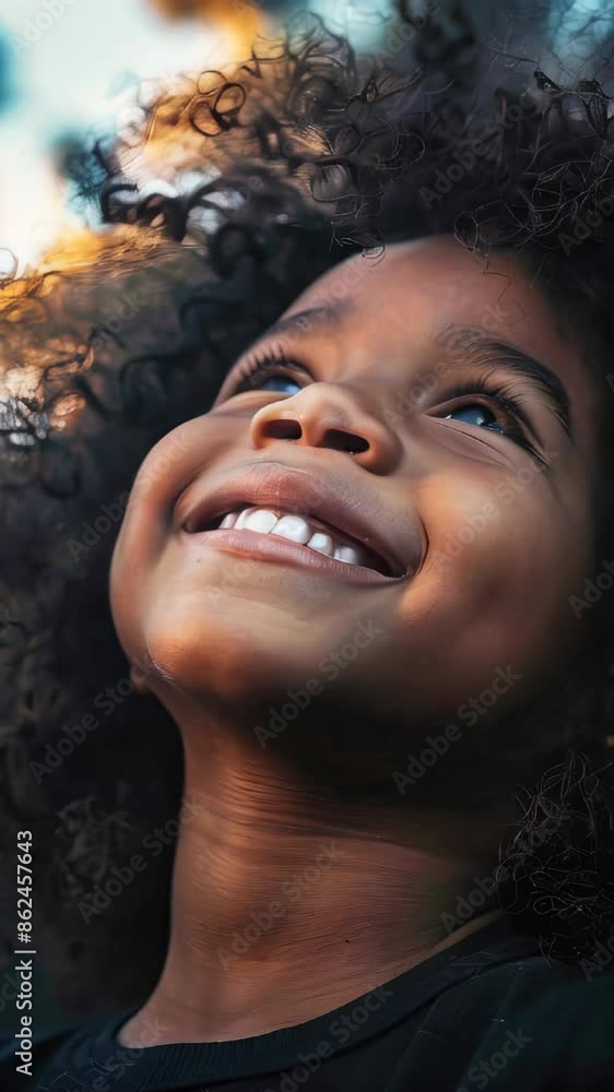A beautiful little girl smiling A beautiful little girl smiling