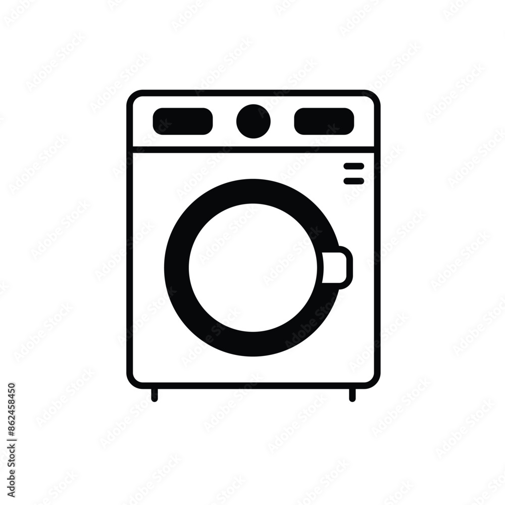 Laundry Machine vector icon Laundry Machine vector icon