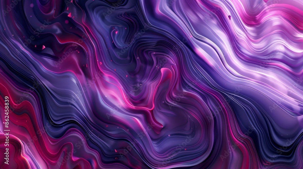 3d flowing liquid wave red purple background 3d flowing liquid wave red purple background