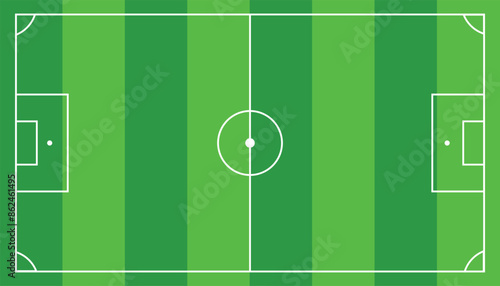 Football field graphic design, perfect for education or examples, world cup, Euro 2024 football.