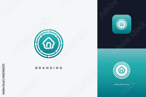 Home Building Logo Modern Structure
