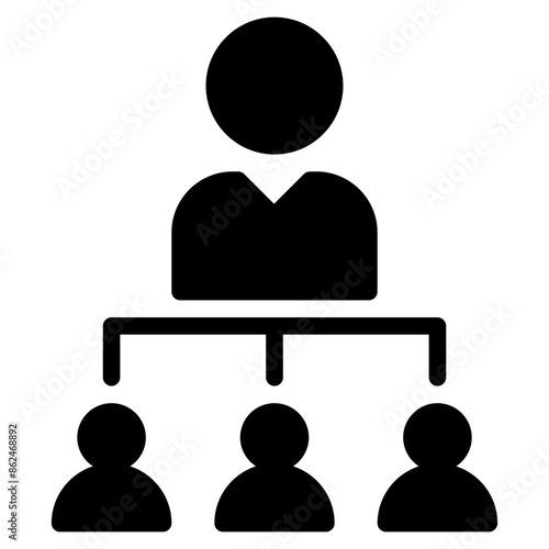 Multilevel icon illustration